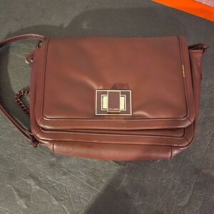 Steve Madden Cognac Trixy Pillow Faux Leather Crossbody Bag, please see all pics